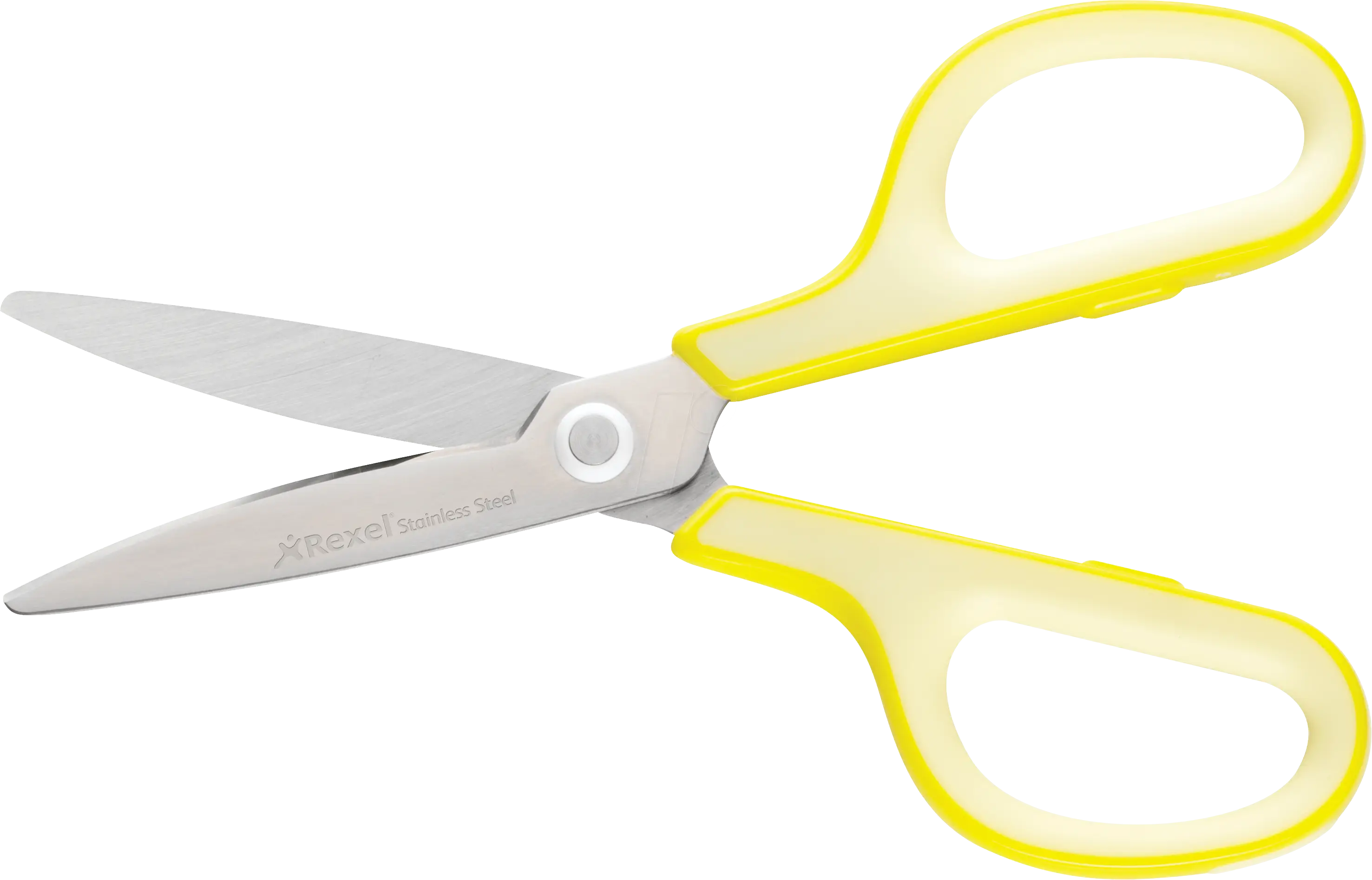 Yellow-Handled Scissors for Cutting Tasks