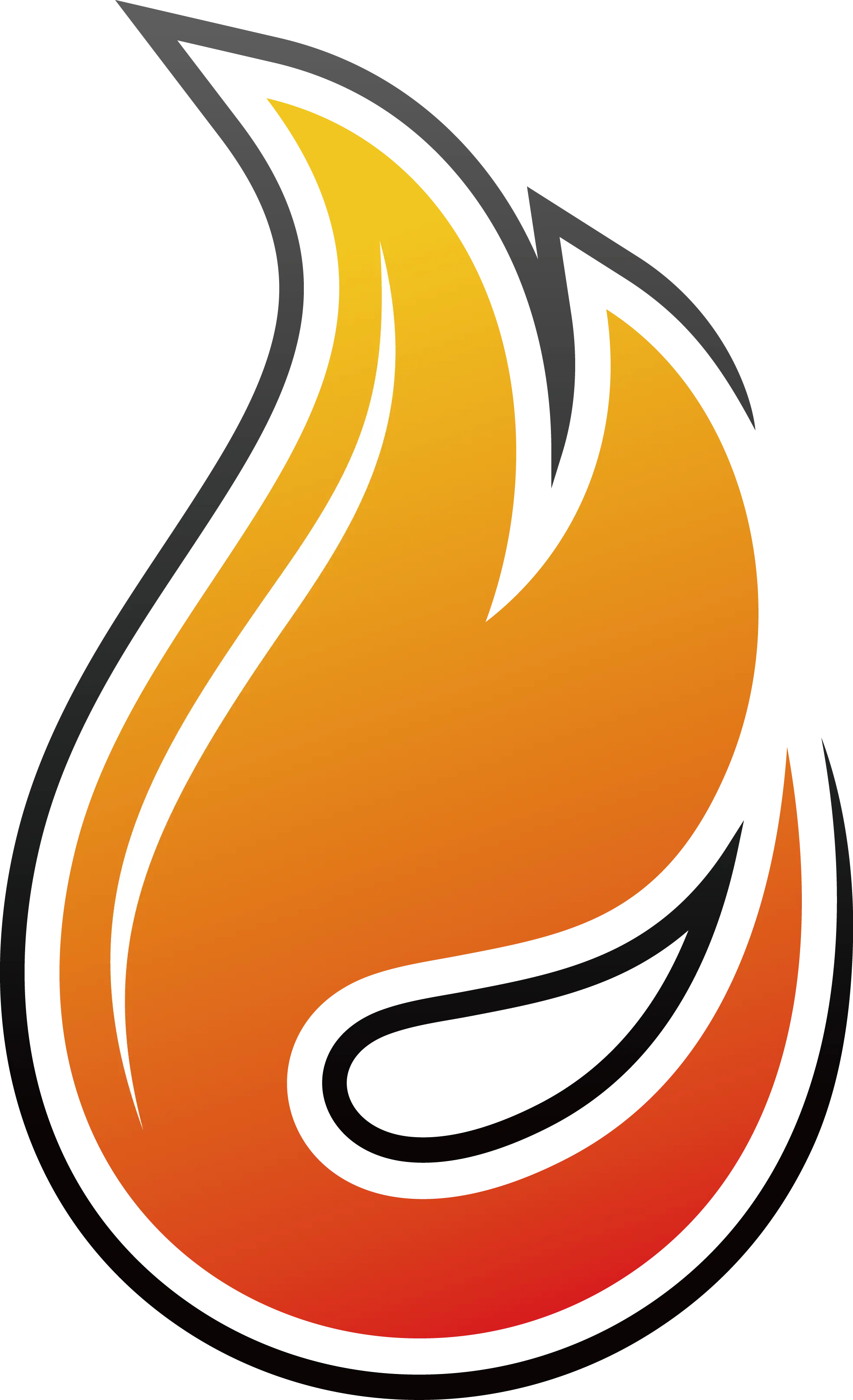 Stylized Flame Icon