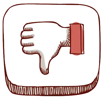 Thumbs Down Hand Gesture