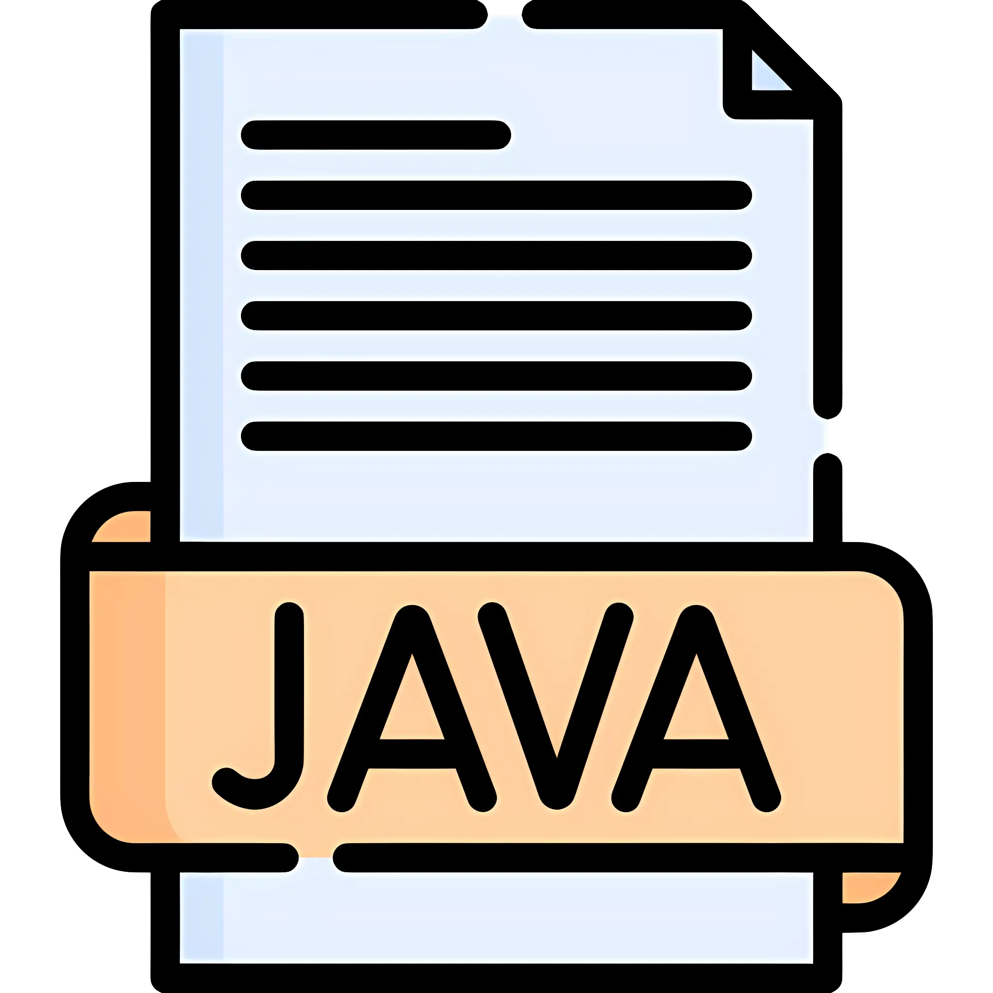 Java File Icon Illustration