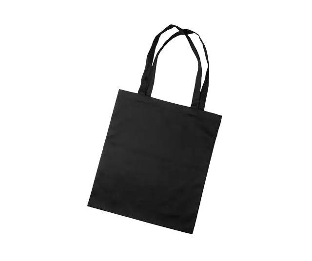 Black Tote Bag for Shopping