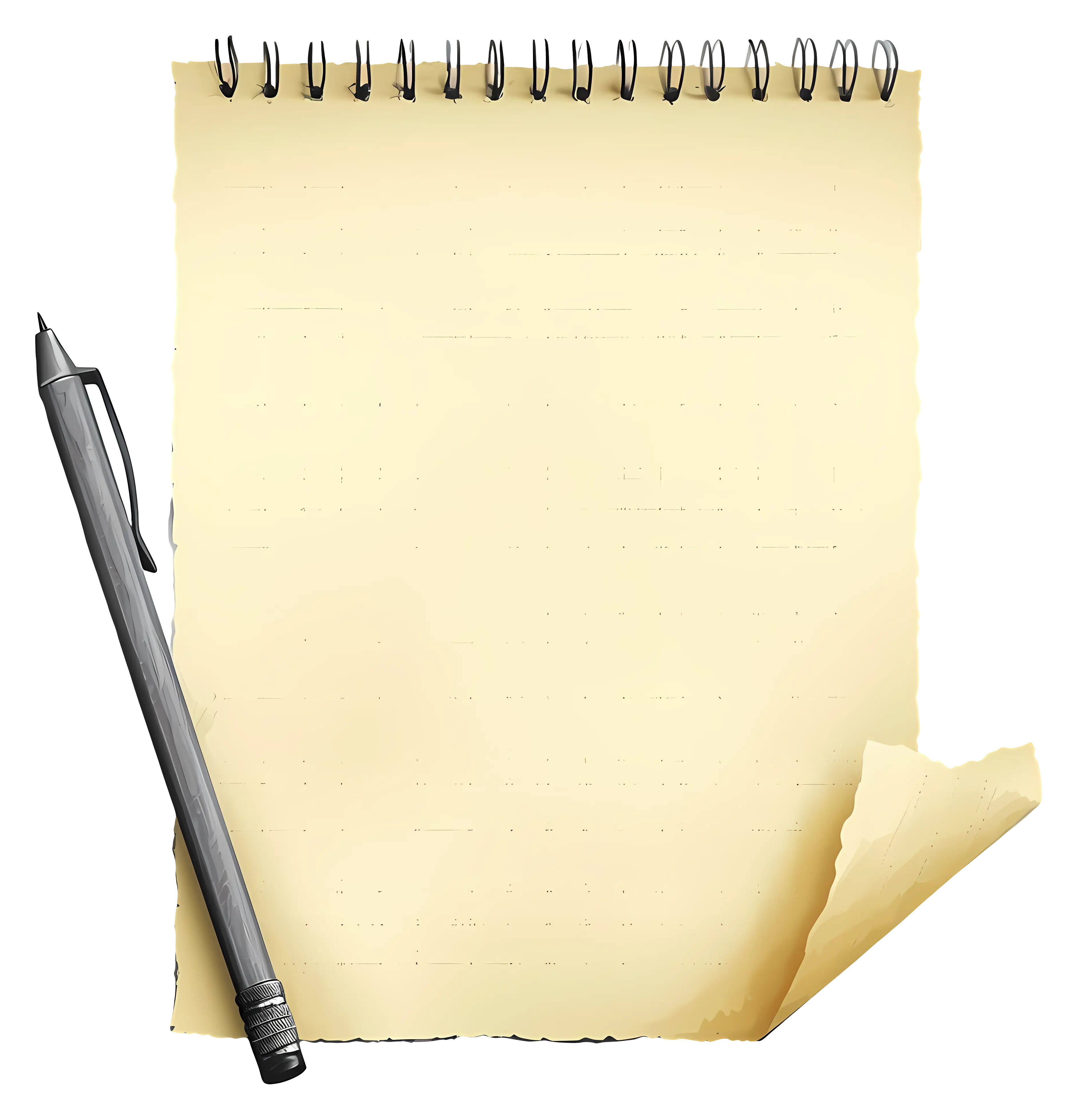 Notepad with Pen for Writing and Notes
