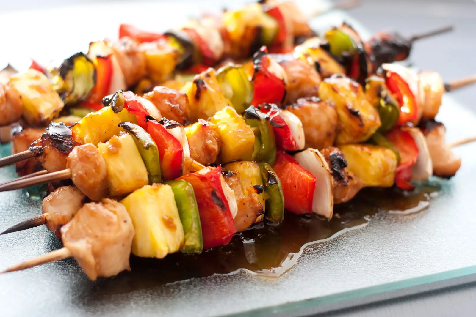 Grilled Skewers with Vegetables