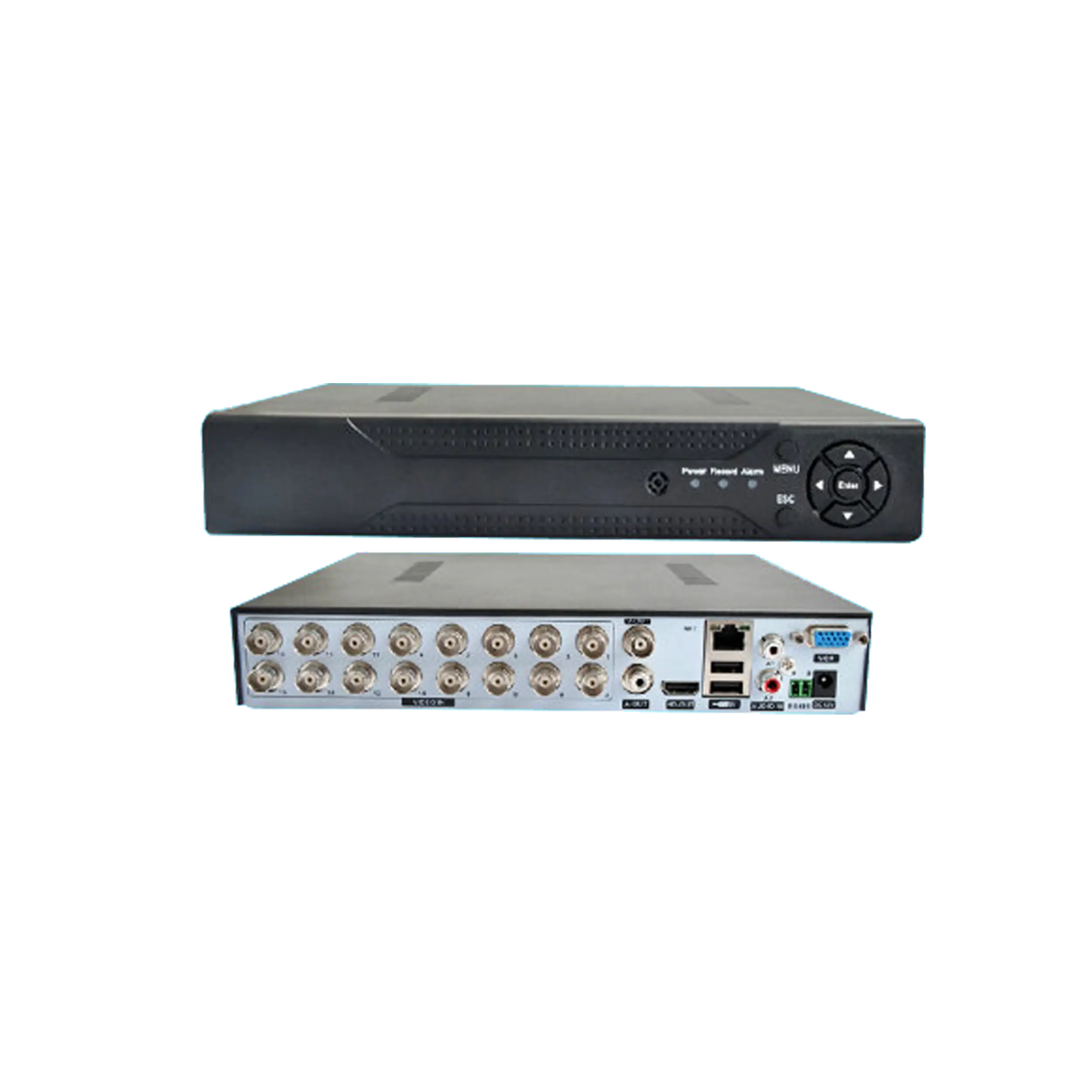 Black DVR System for Recording and Monitoring