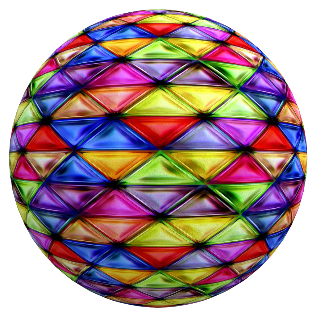 Colorful Geometric Sphere