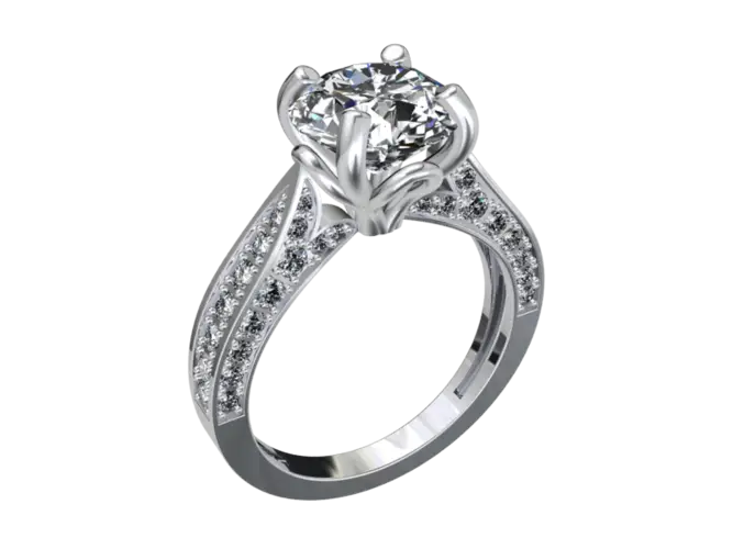 Diamond Ring with Elegant Design