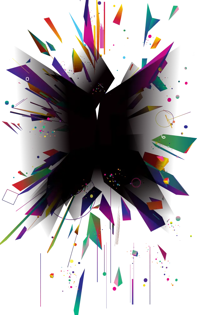 Colorful Abstract Explosion Art