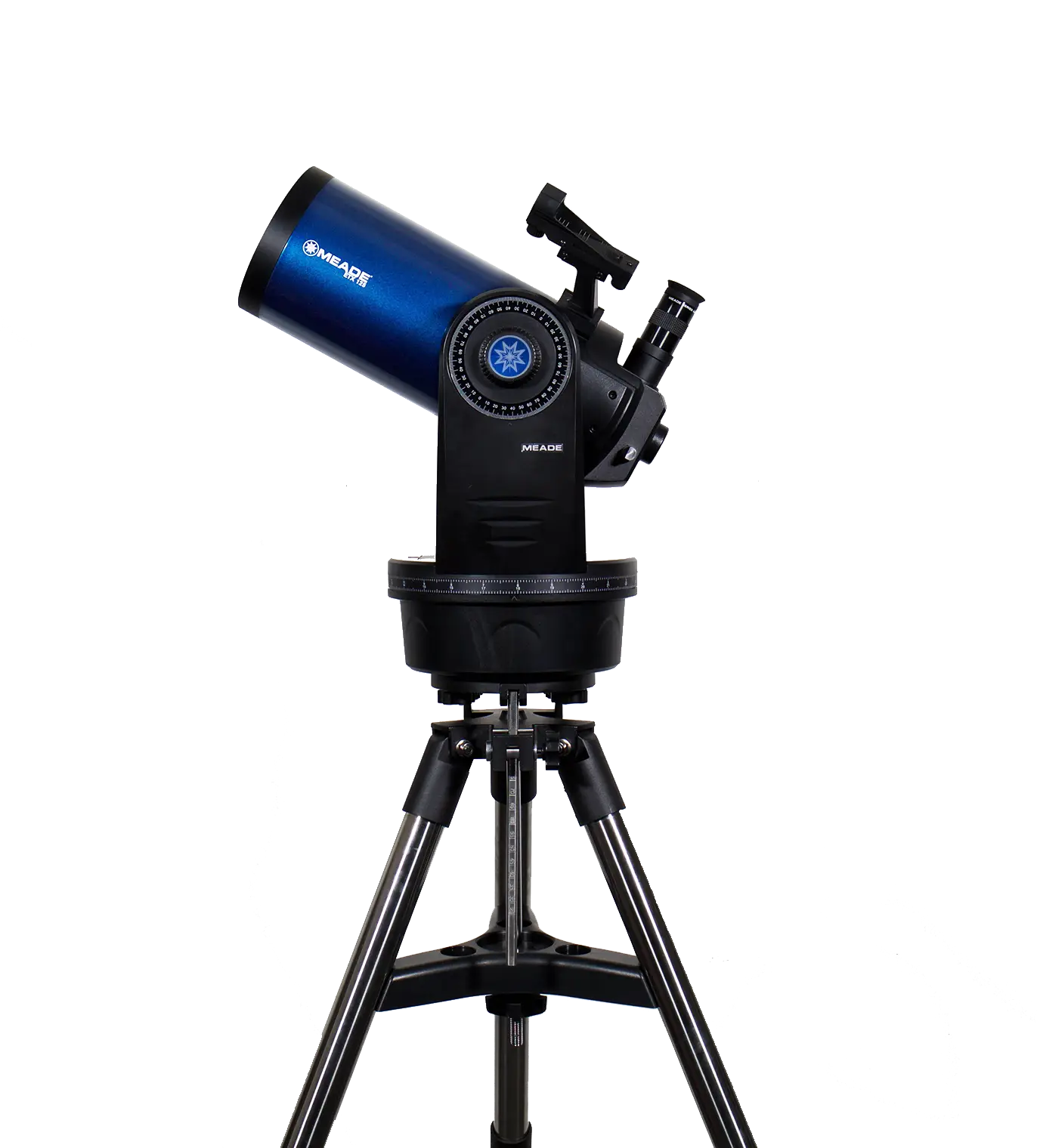 Compact Blue Telescope for Stargazing