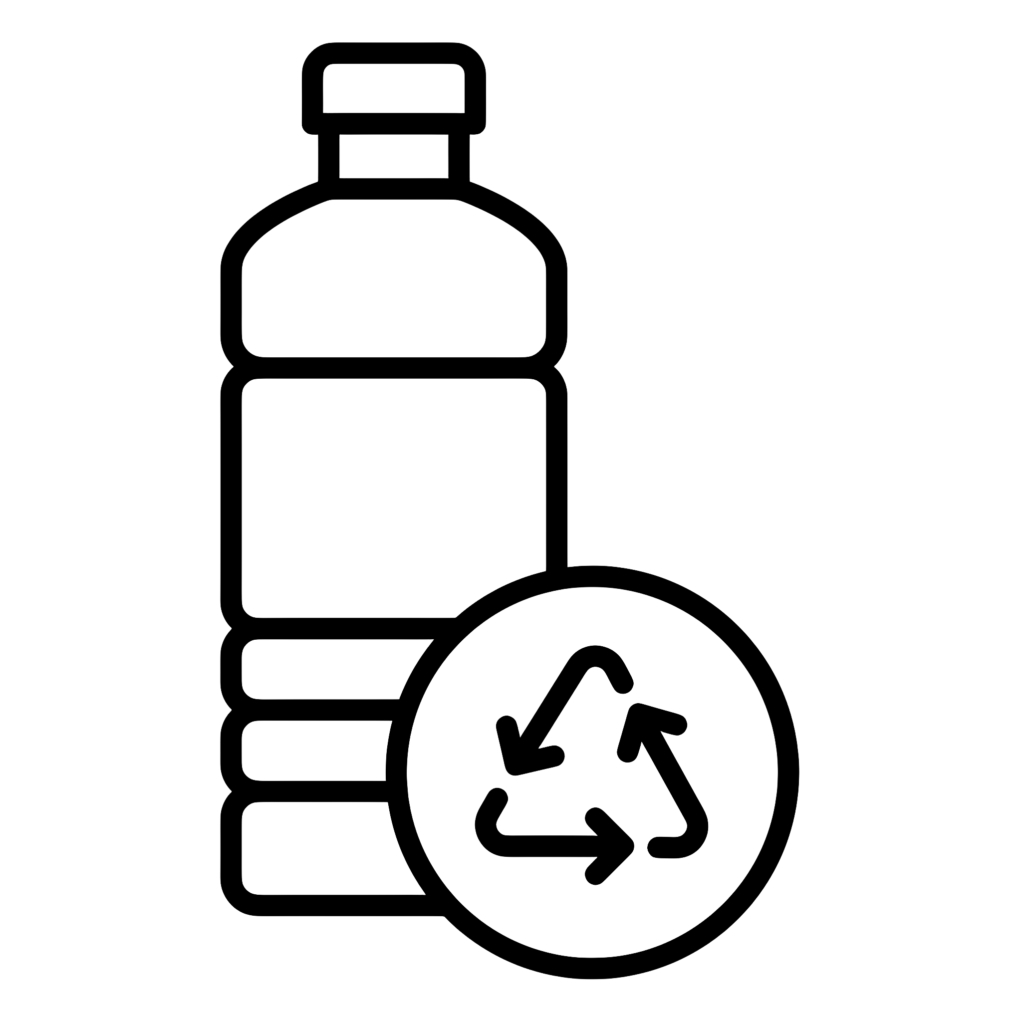Recycling Bottle Icon