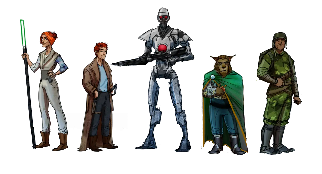 Fantasy Character Lineup