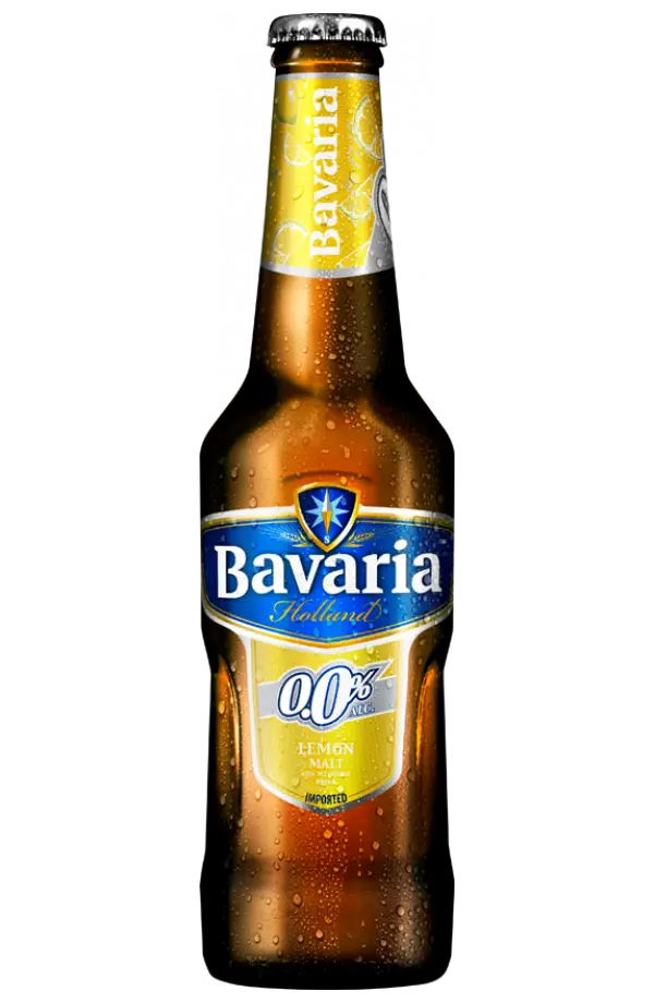 Bavaria Non-Alcoholic Lemon Beer Bottle