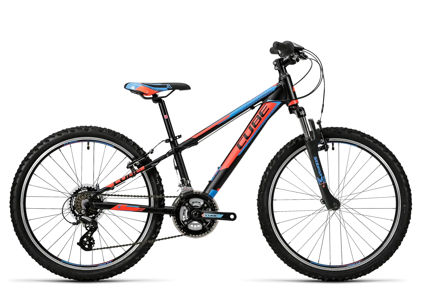 Mountain Bike in Black and Blue