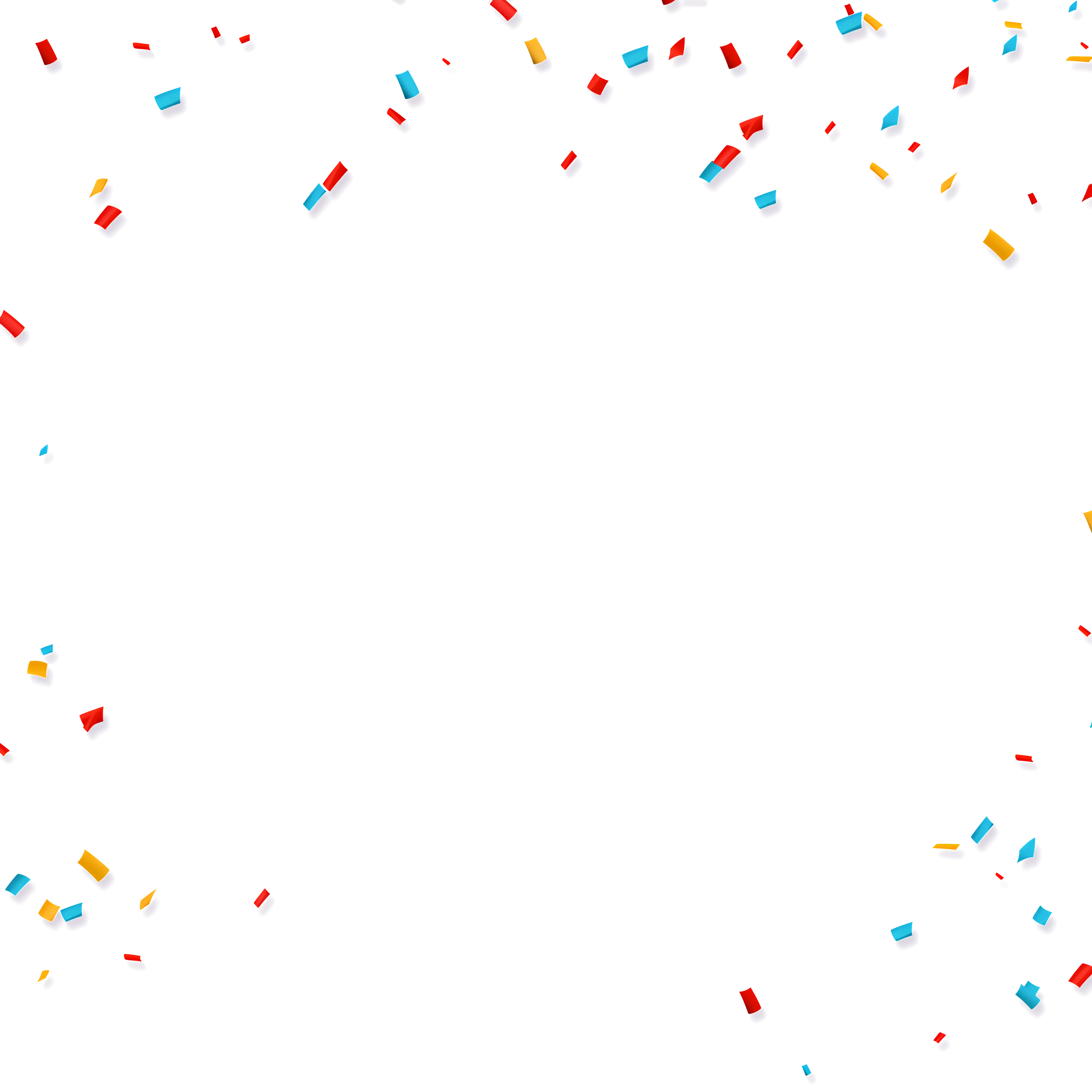 Colorful Confetti Background for Festivities