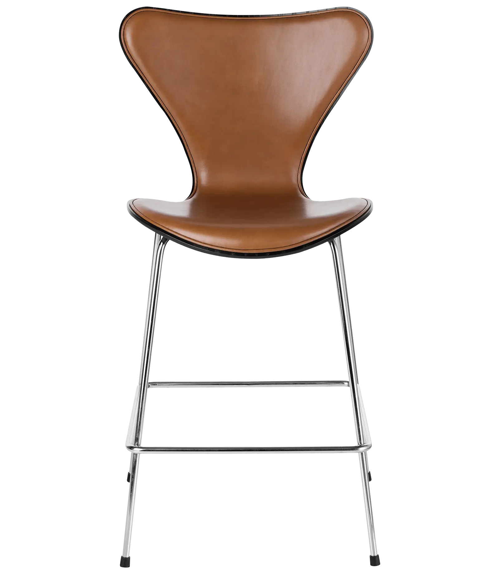 Modern Brown Chair with Metal Legs