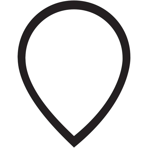 Minimalist Location Pin Icon