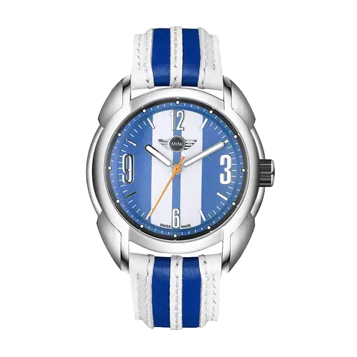 Stylish Blue and White Watch