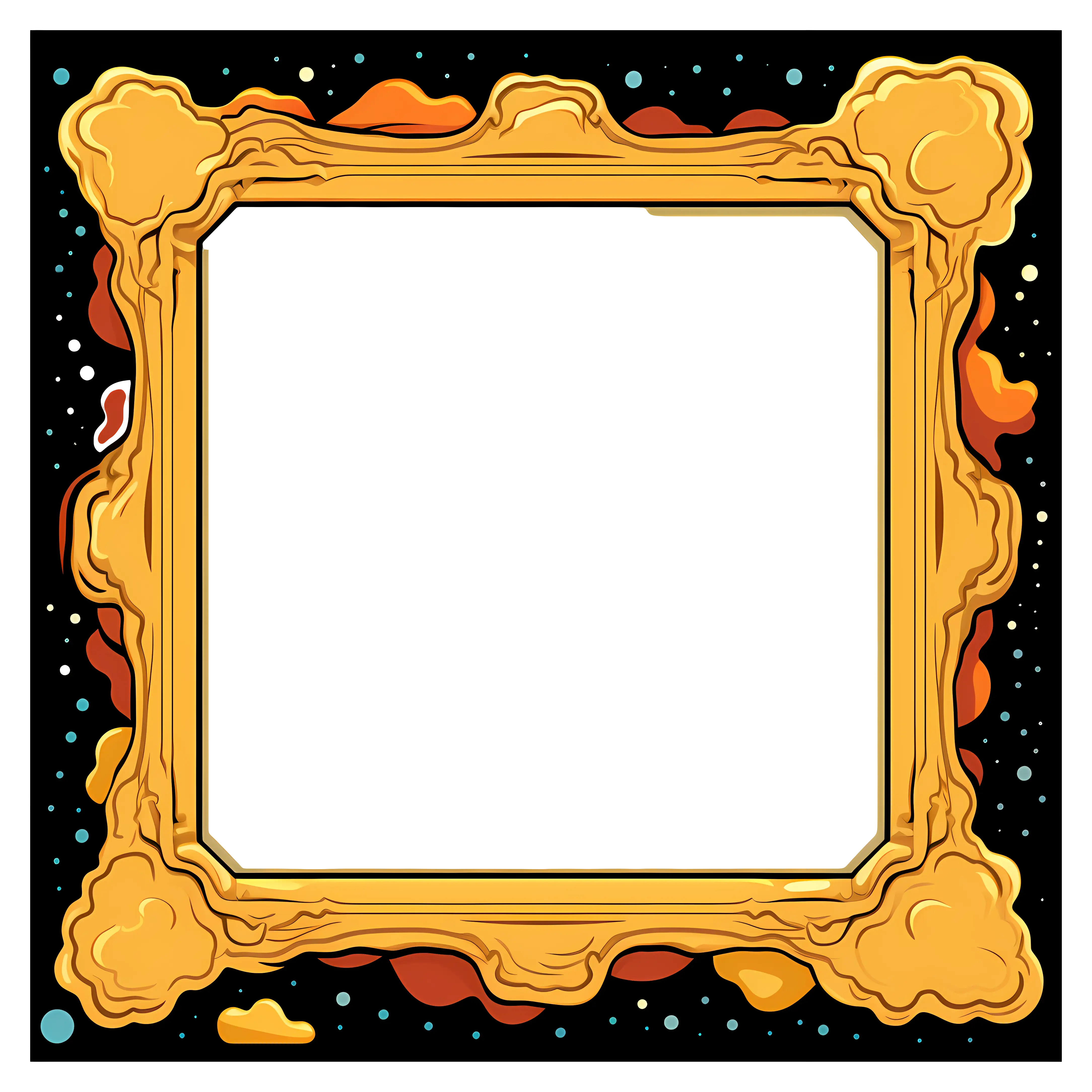 Ornate Golden Frame