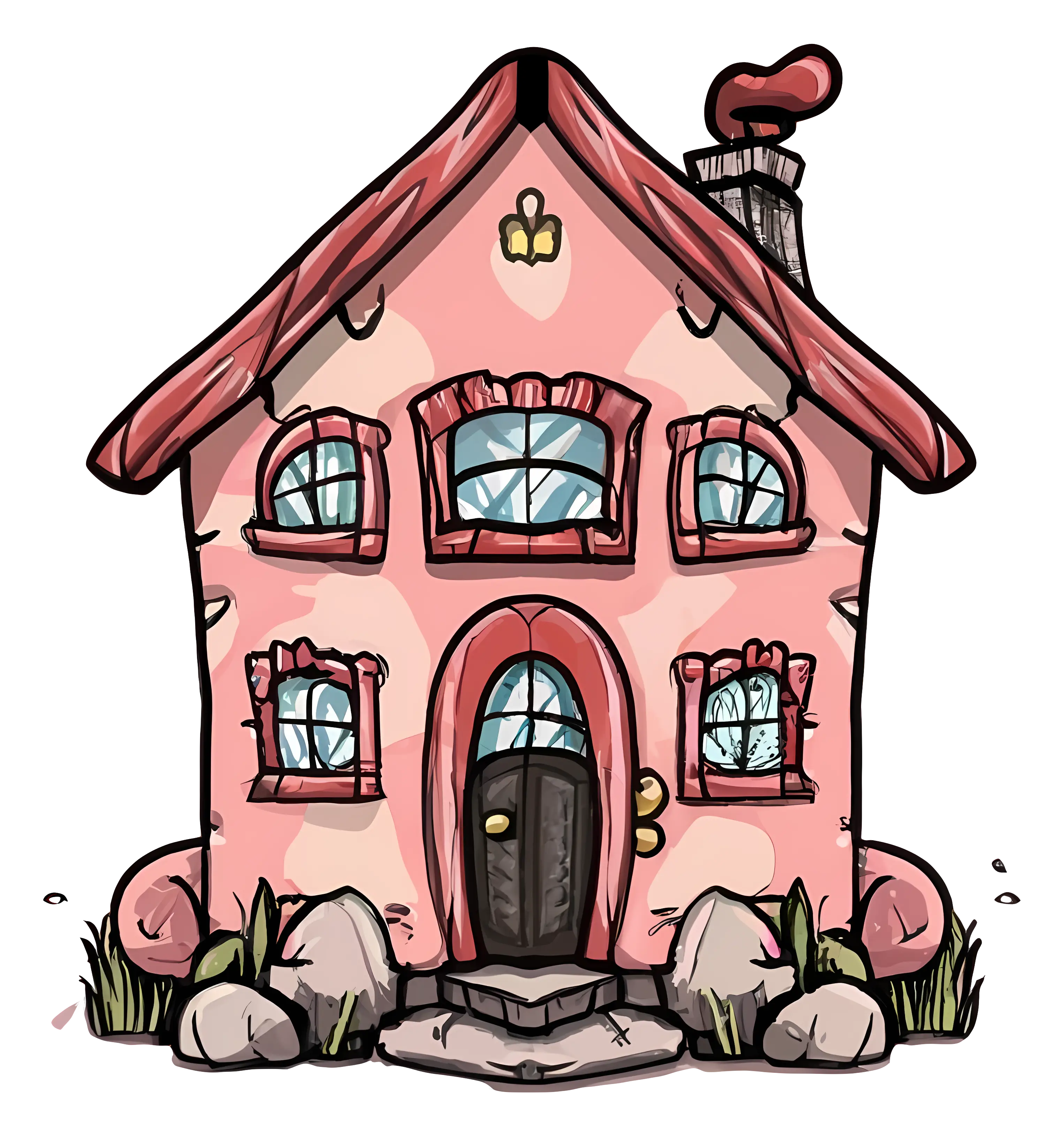 Small Cute Doodle House