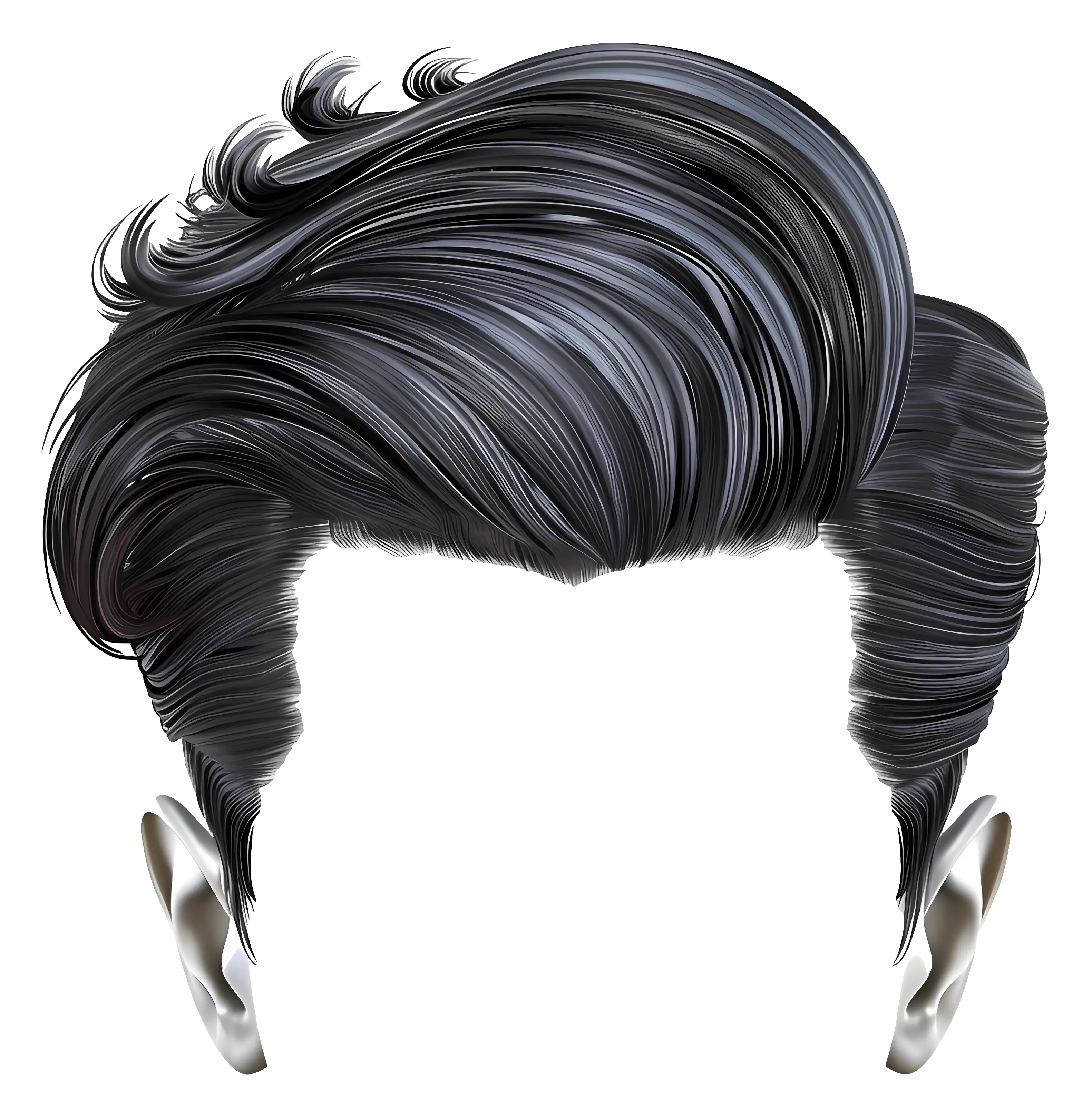 Modern Black Styled Hair