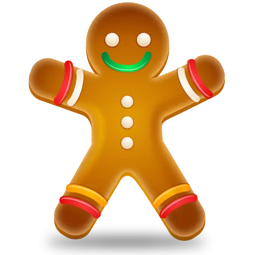 Gingerbread Man Cookie