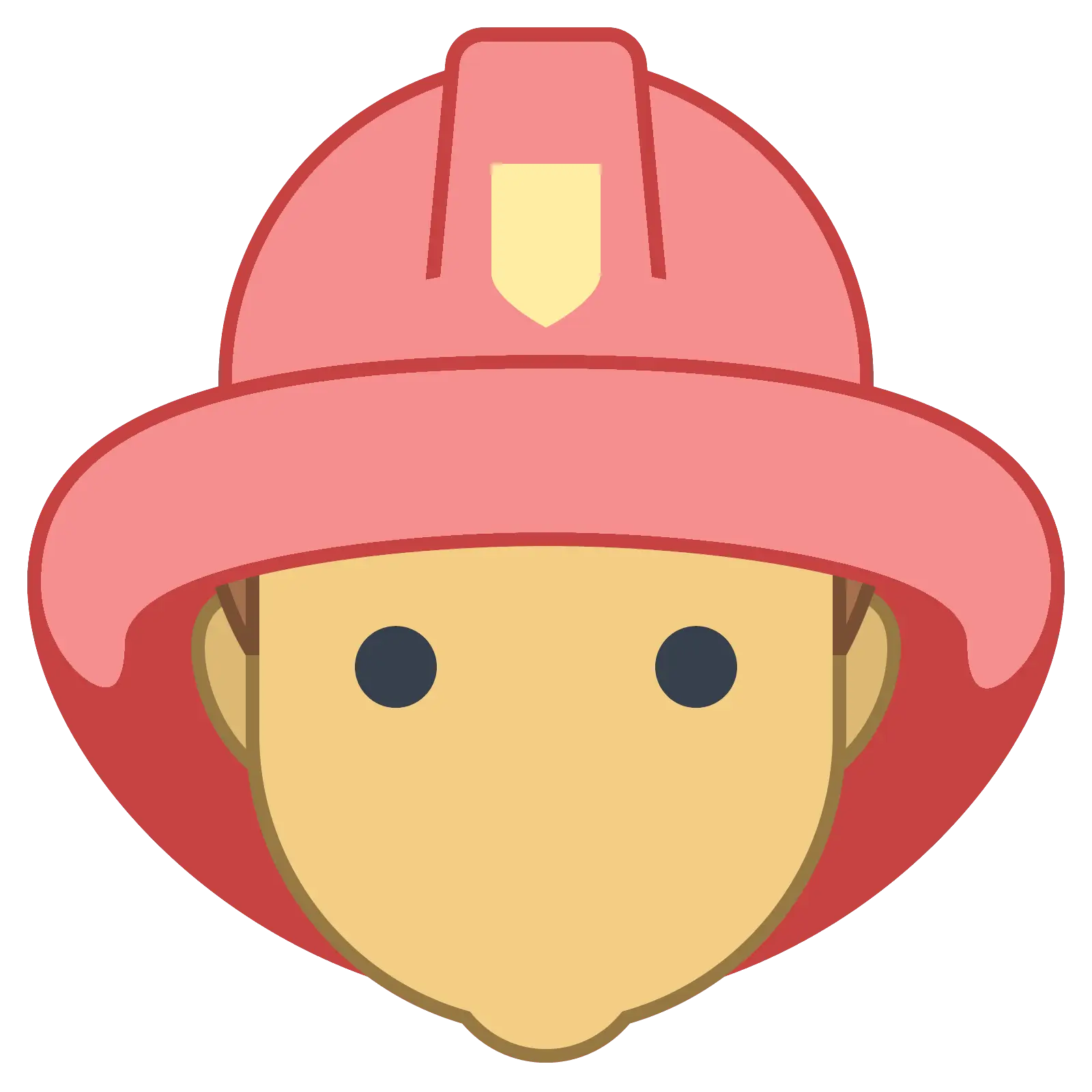 Firefighter Helmet Safety Icon