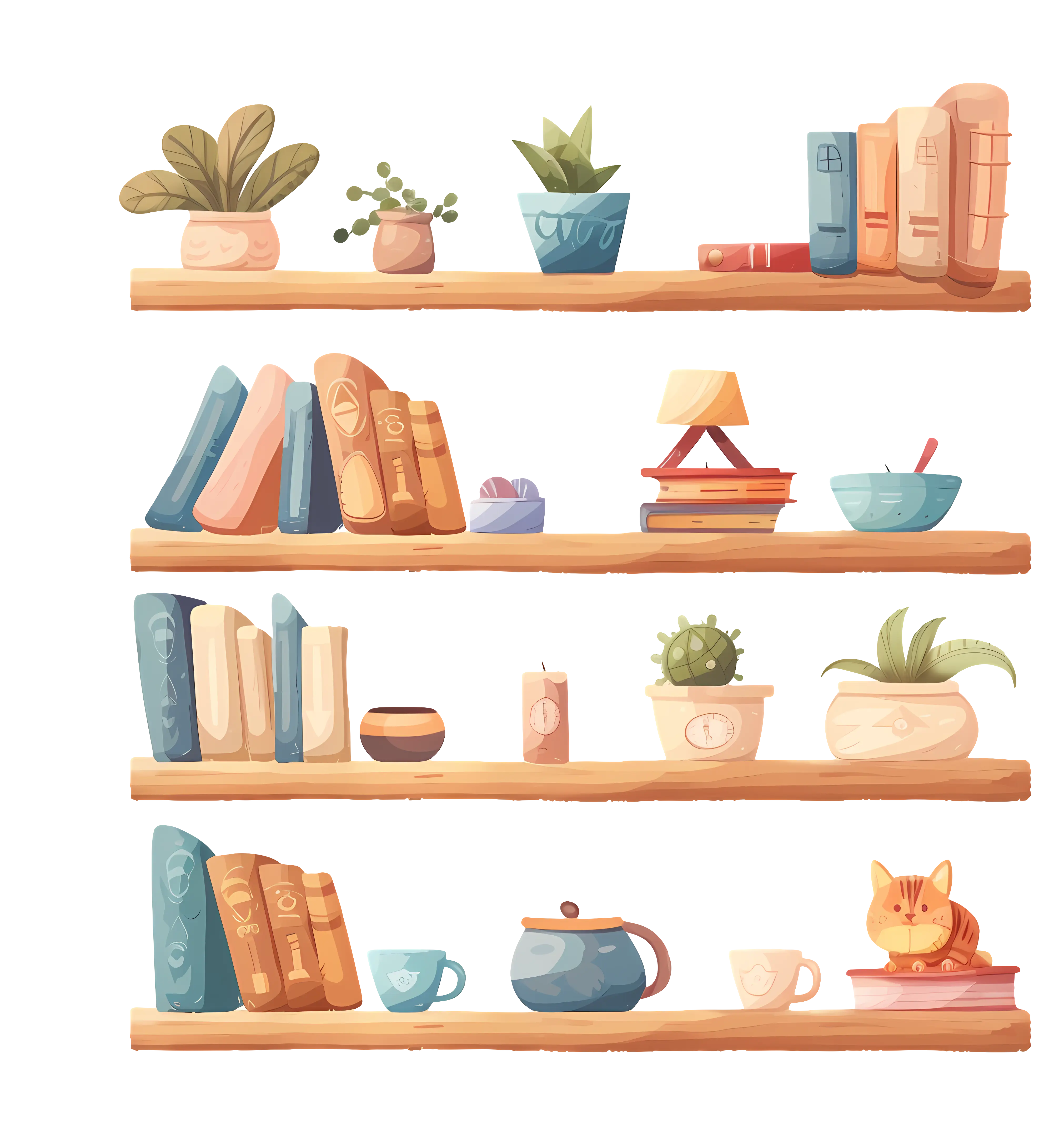 Decorative Bookshelf