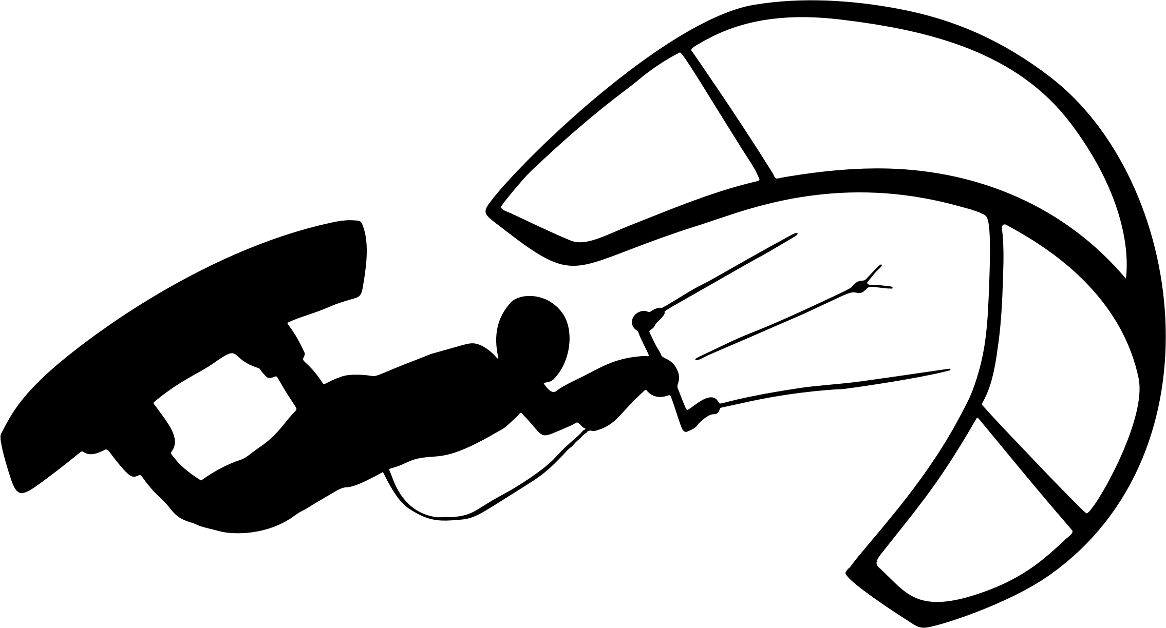 Kiteboarding Silhouette for Watersports Enthusiasts
