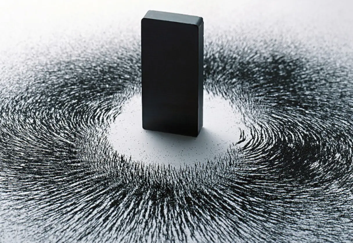 Magnet with Magnetic Field Lines