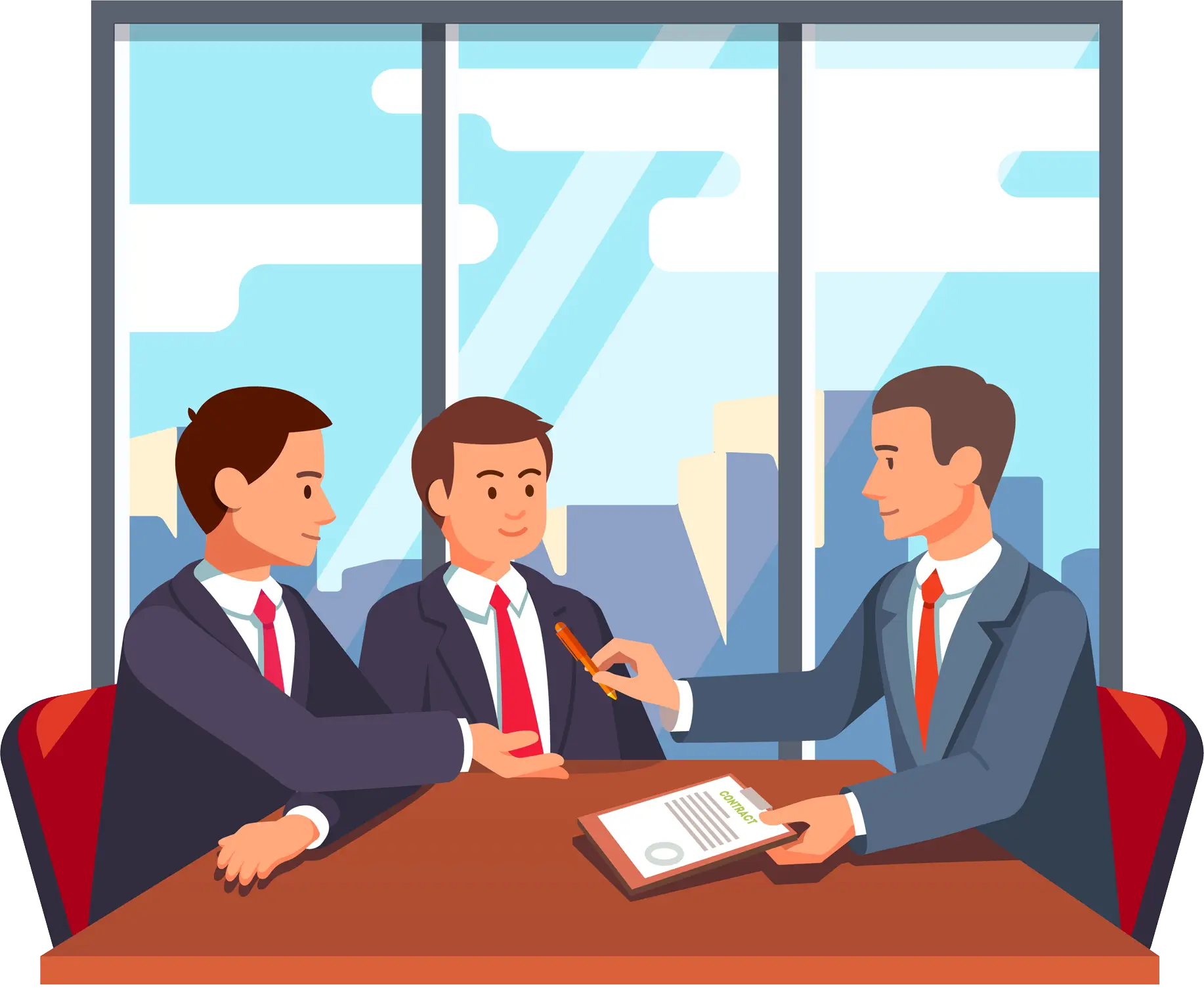 Business Meeting Illustration
