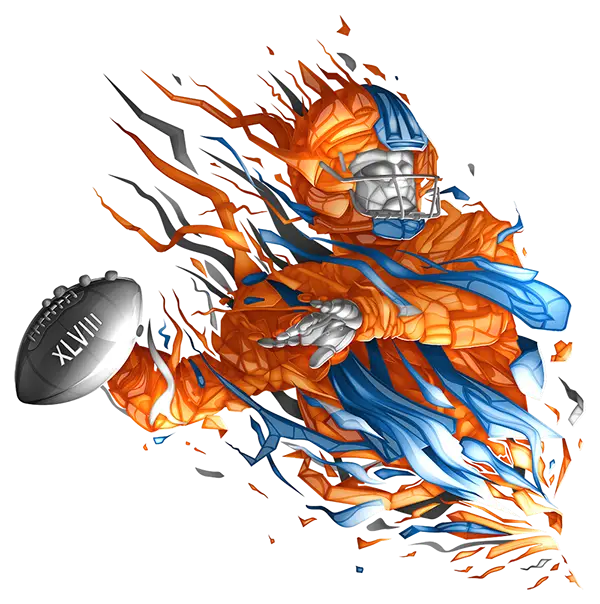 Dynamic Football Player Illustration