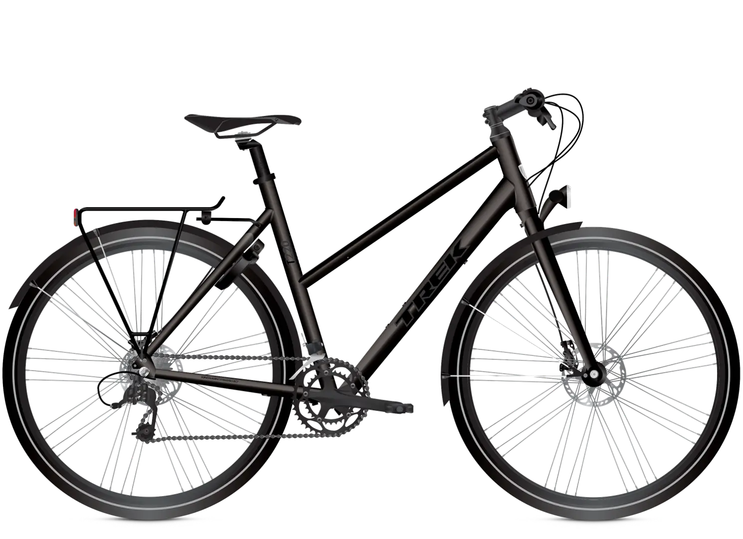 Modern Black Bicycle for Urban Commuters