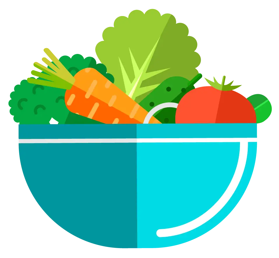 Bowl of Fresh Vegetables