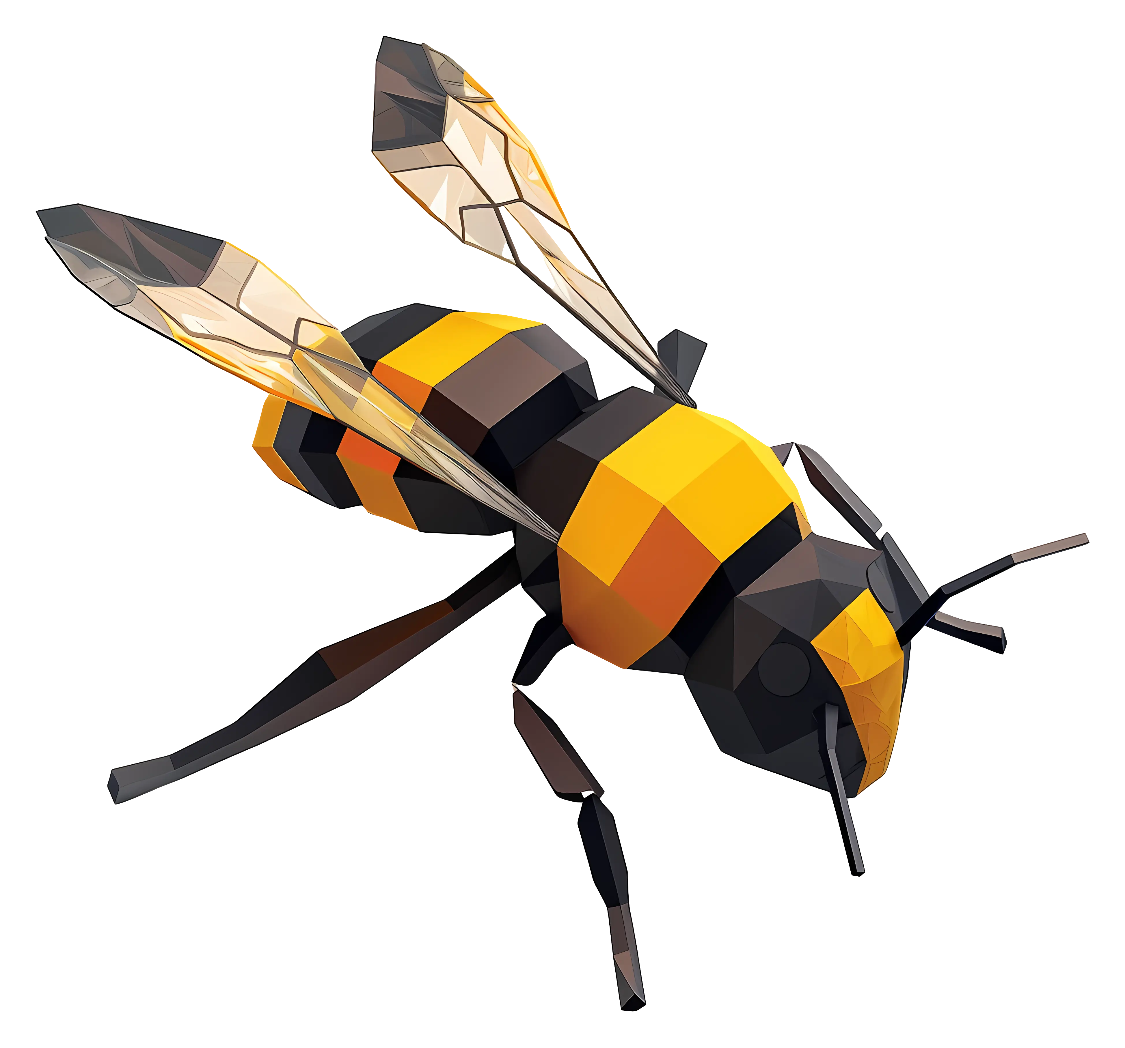 Low-Poly Bee Design