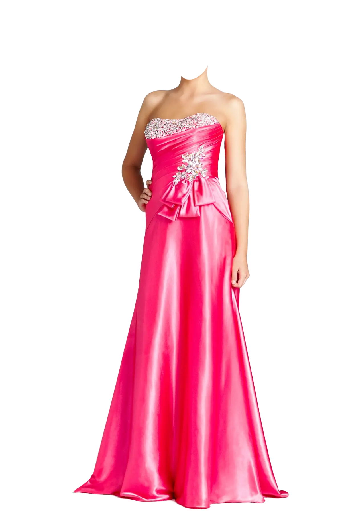 Pink Stylish Evening Gown