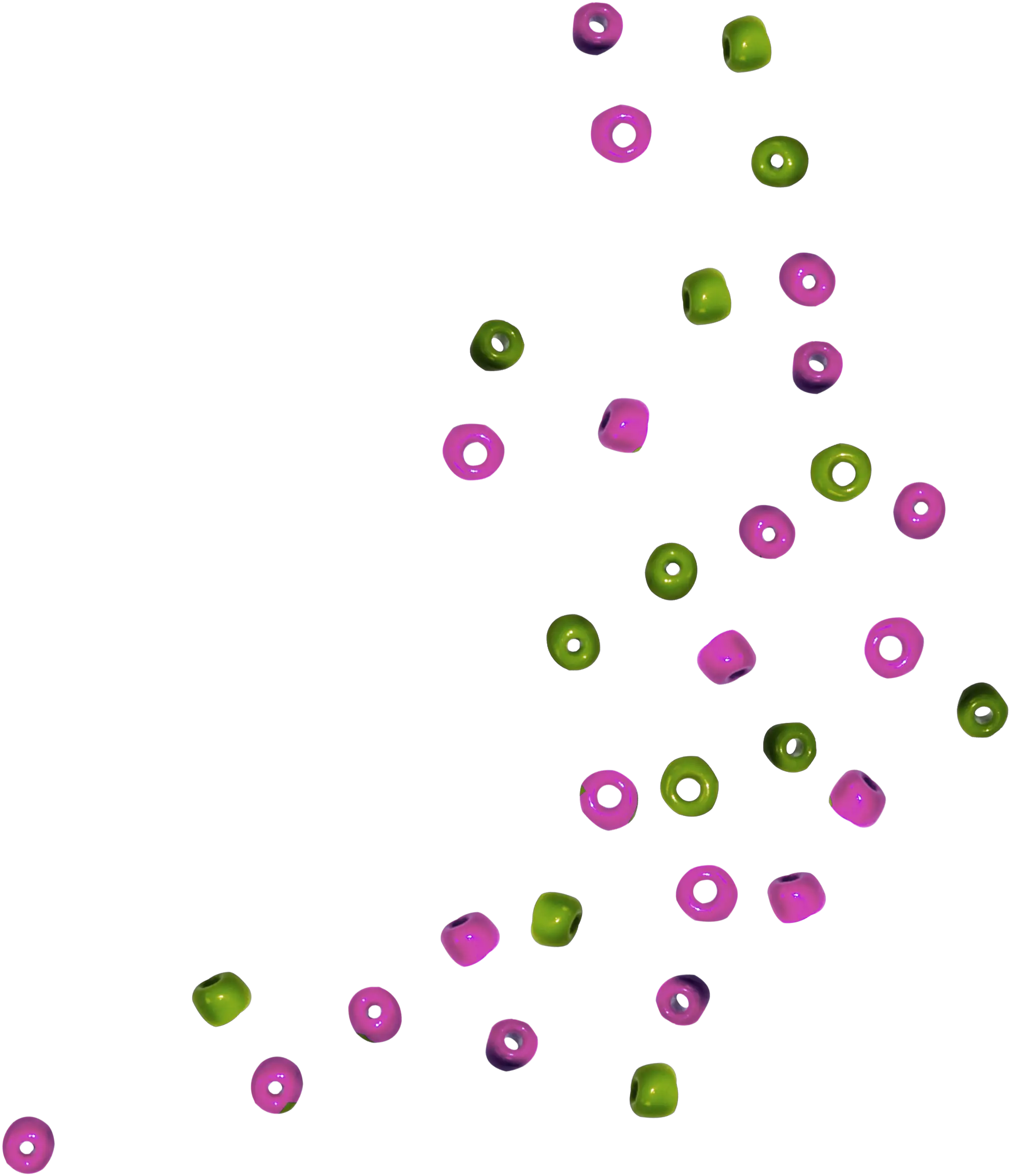 Colorful Scattered Beads for Crafts