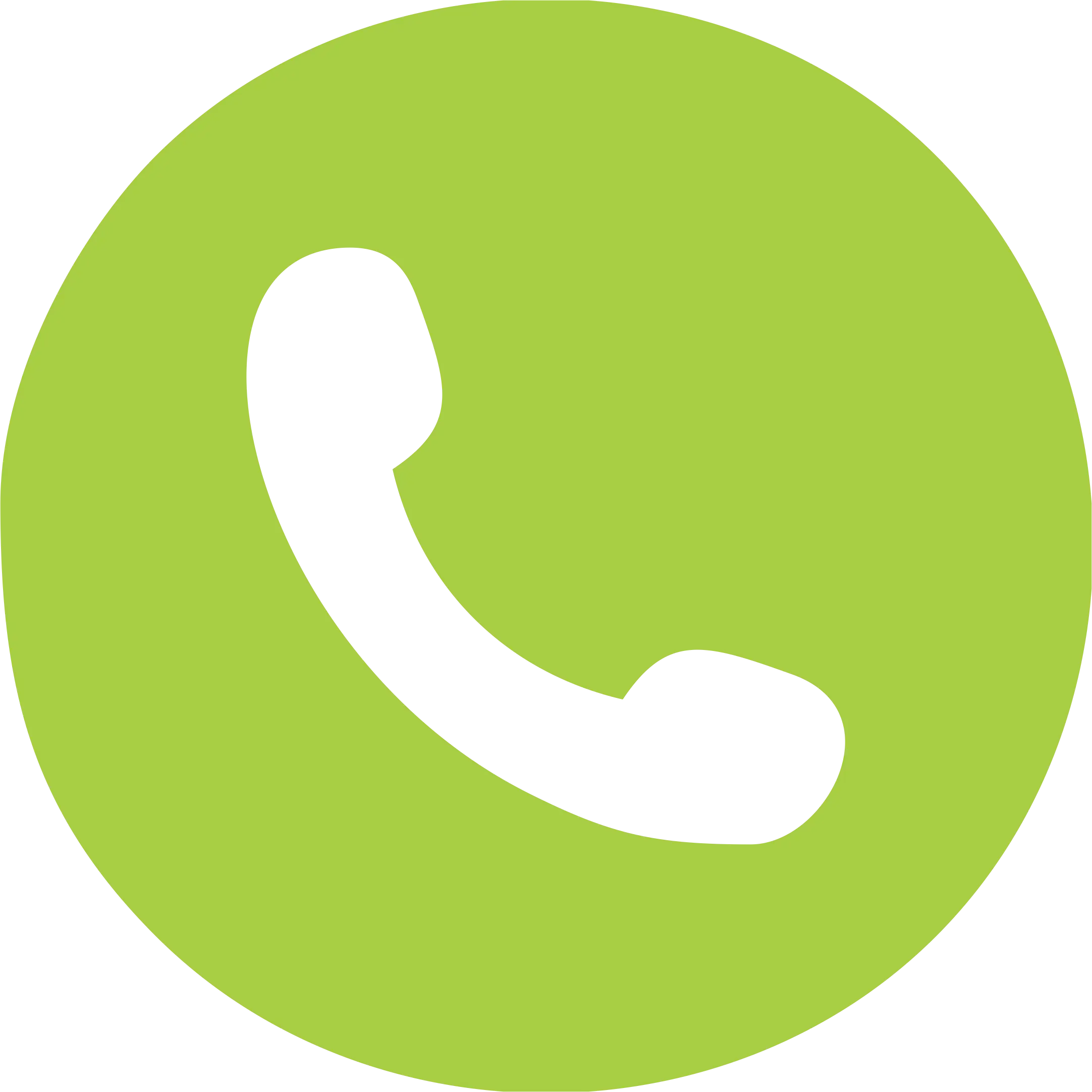 Green Phone Icon for Communication