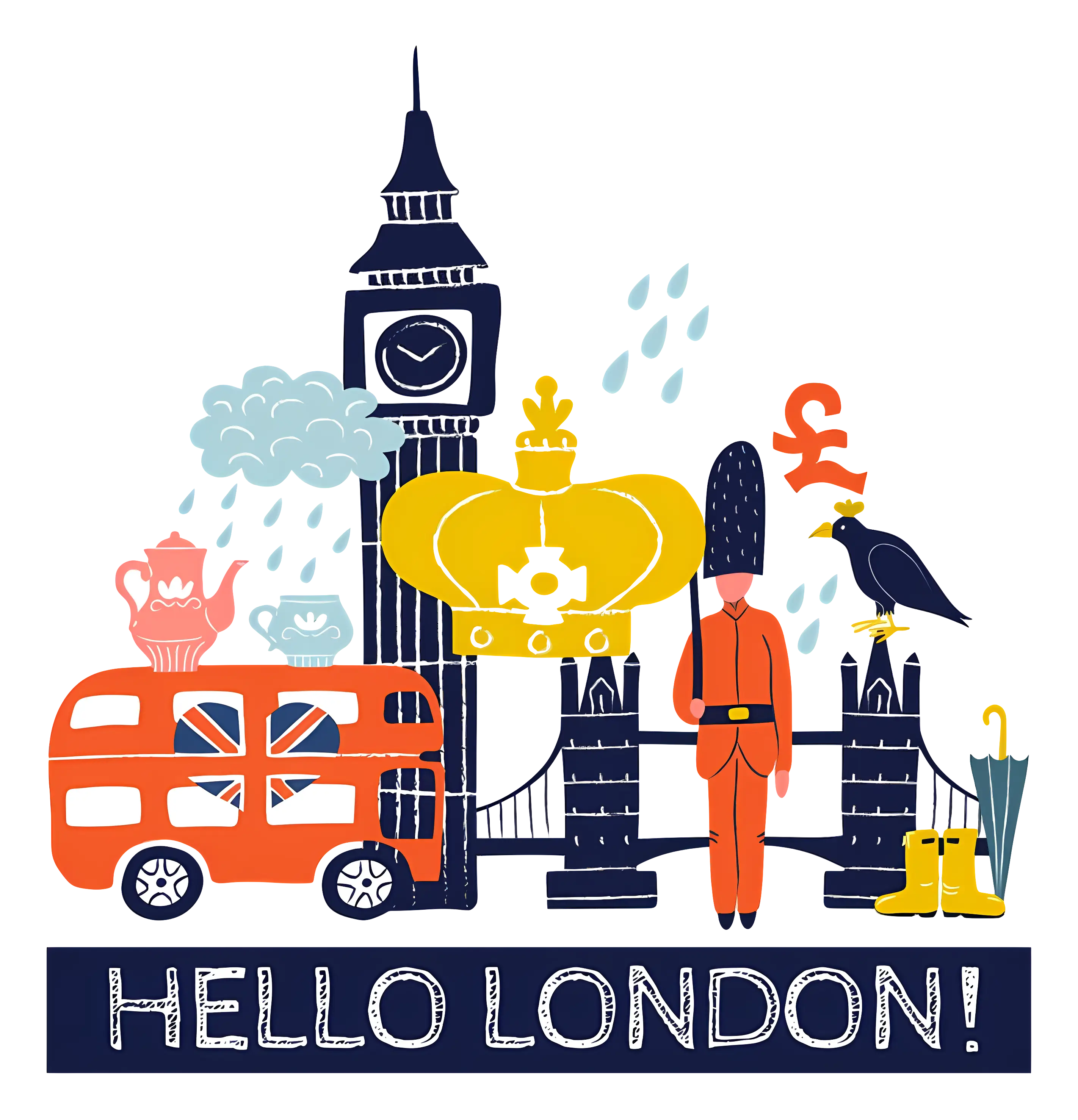 Hello London! Iconic Symbols and Landmarks