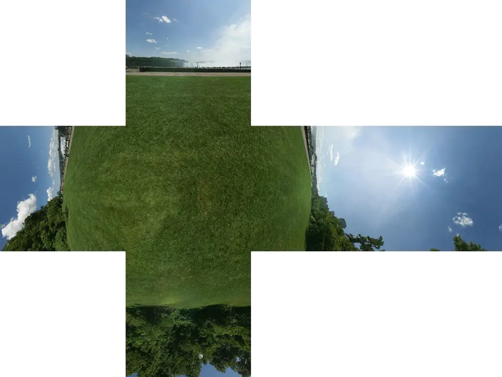 Cross Shaped Landscape
