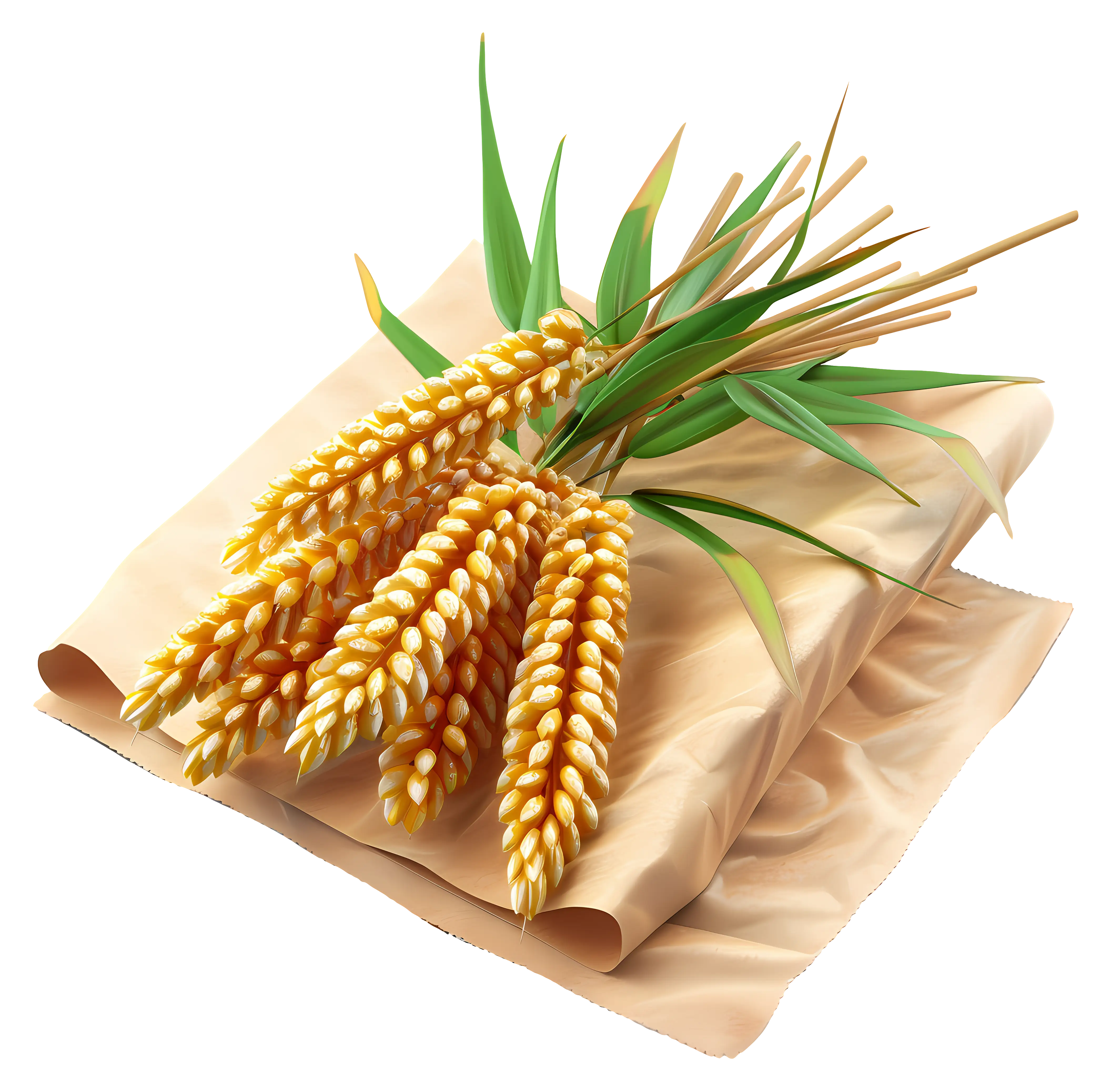 Harvested Wheat Stalks