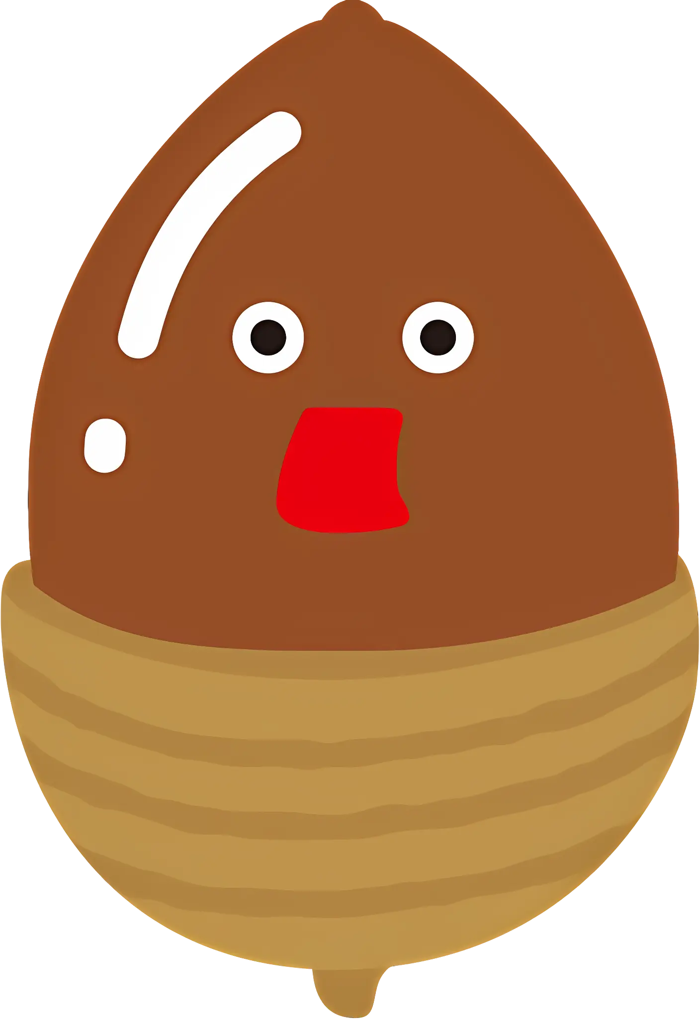Cute Cartoon Acorn