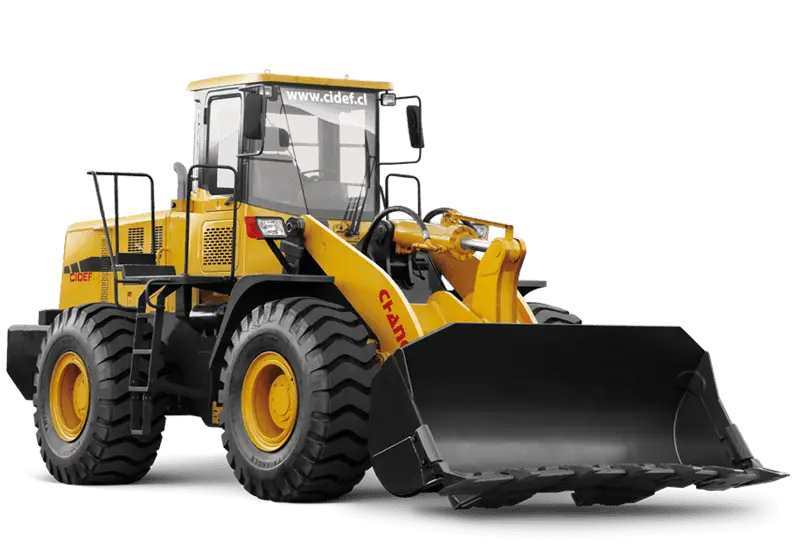 Yellow Front Loader for Construction Work