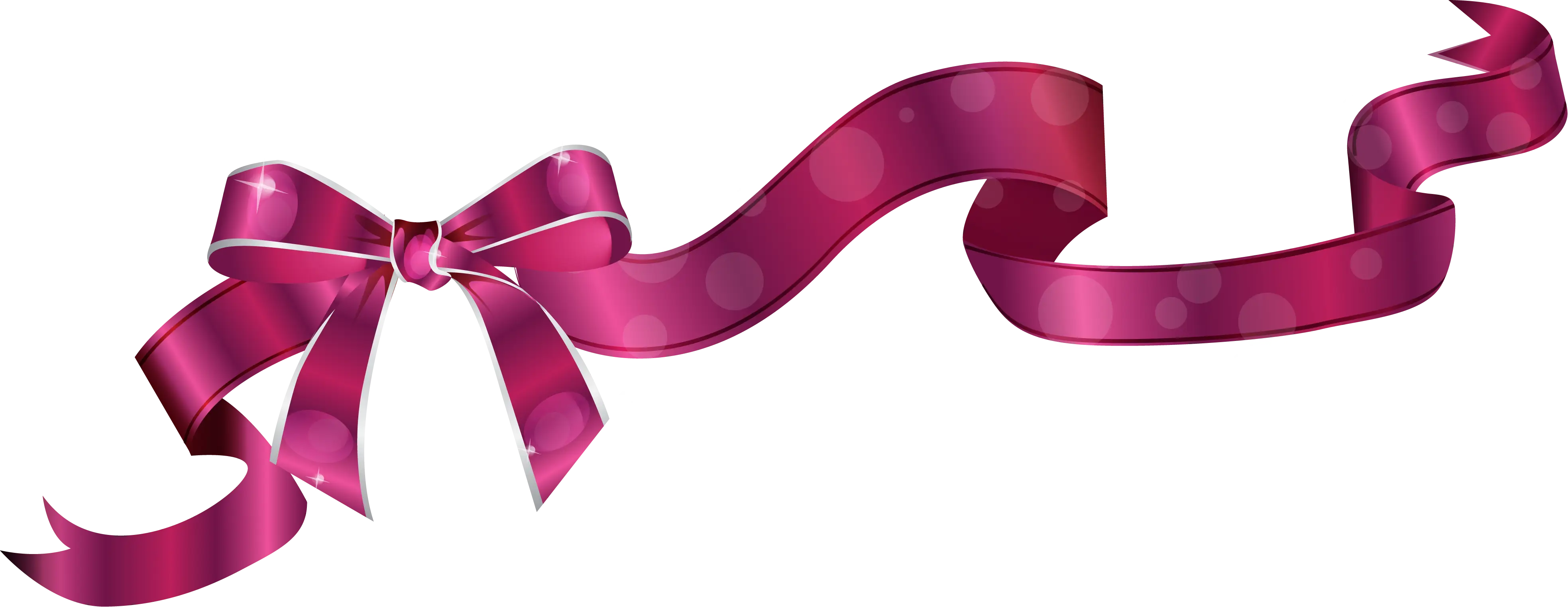 Pink Decorative Ribbon with Bow