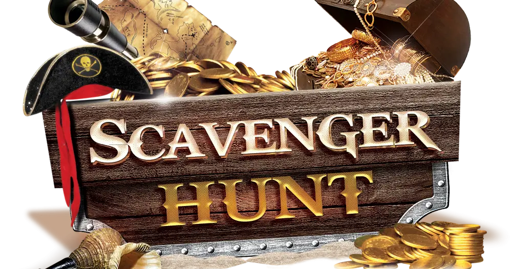 Scavenger Hunt with Treasure Chest