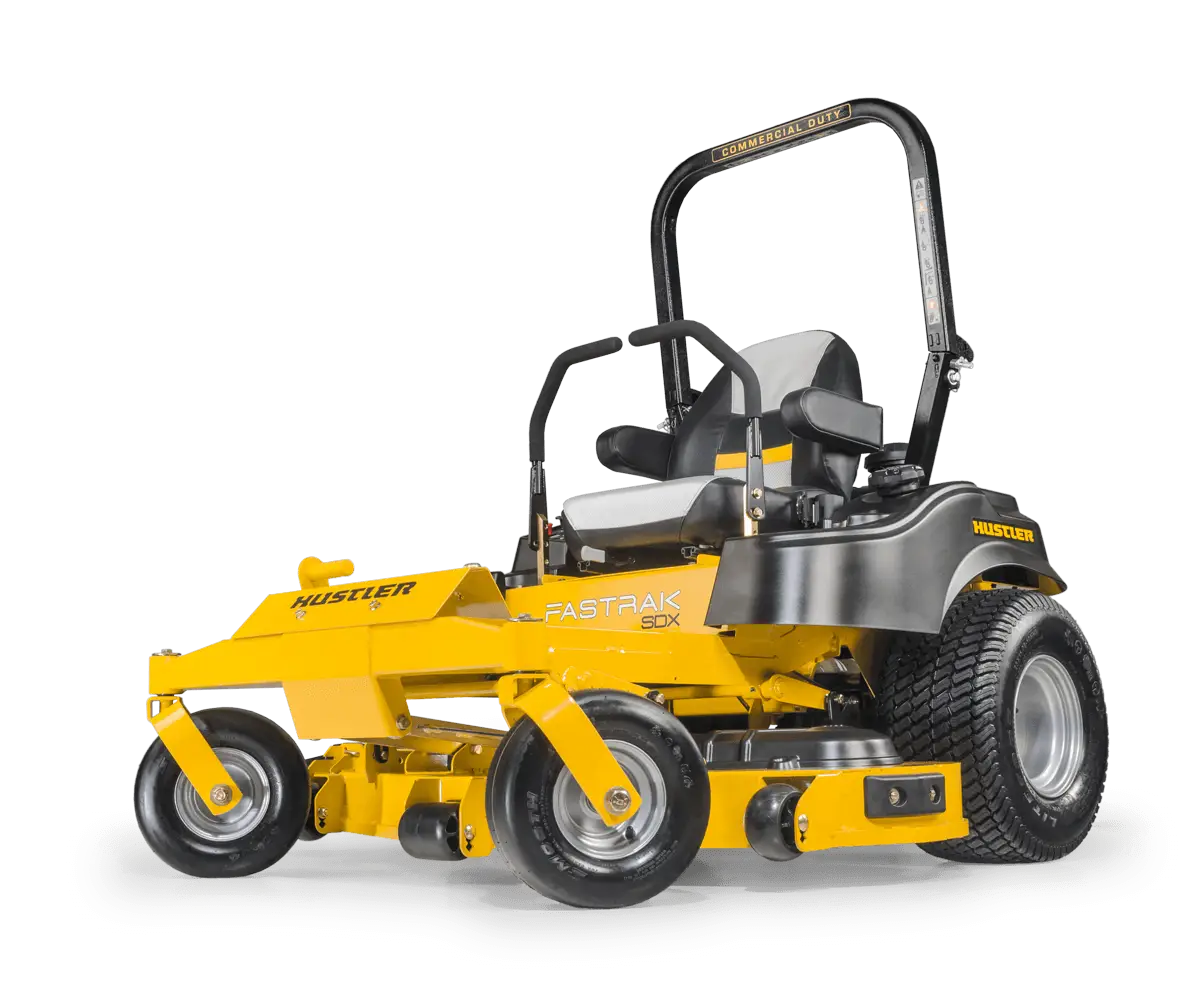 Yellow Zero-Turn Lawn Mower for Landscaping