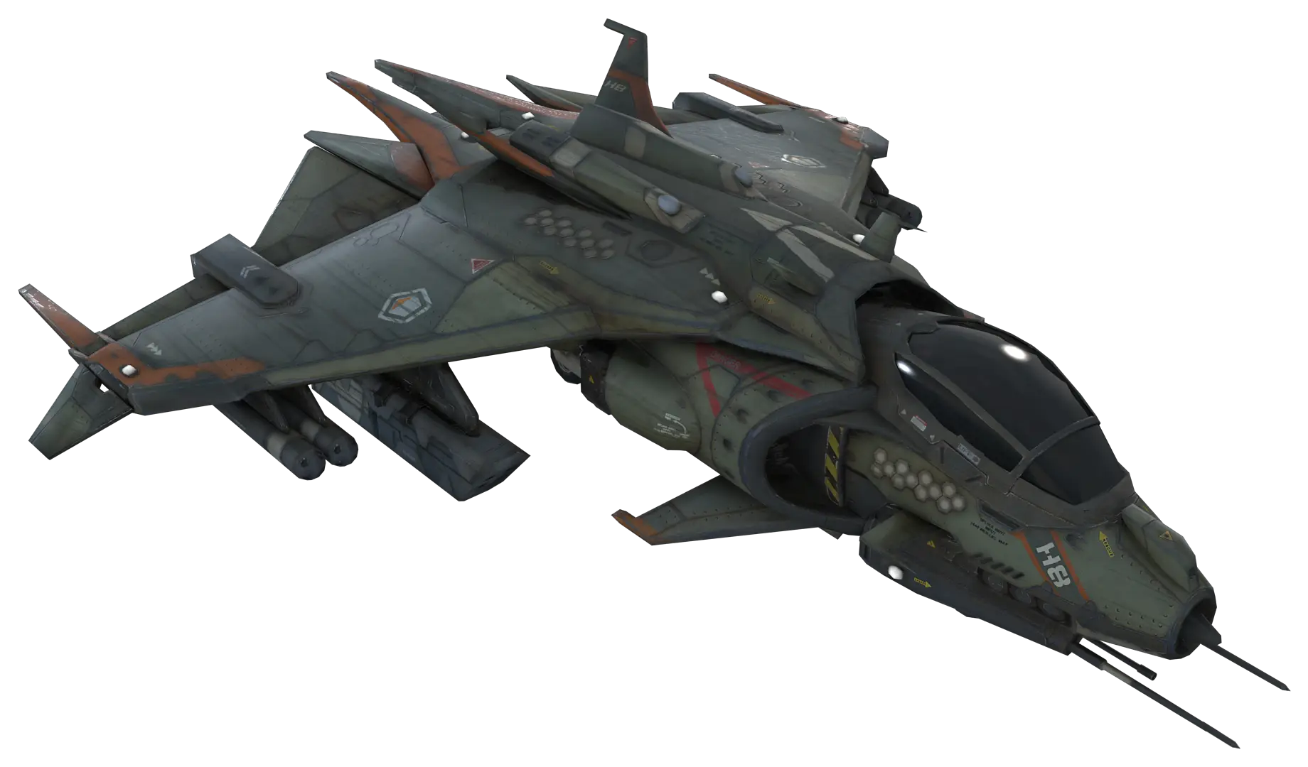 Futuristic Military Jet Aircraft