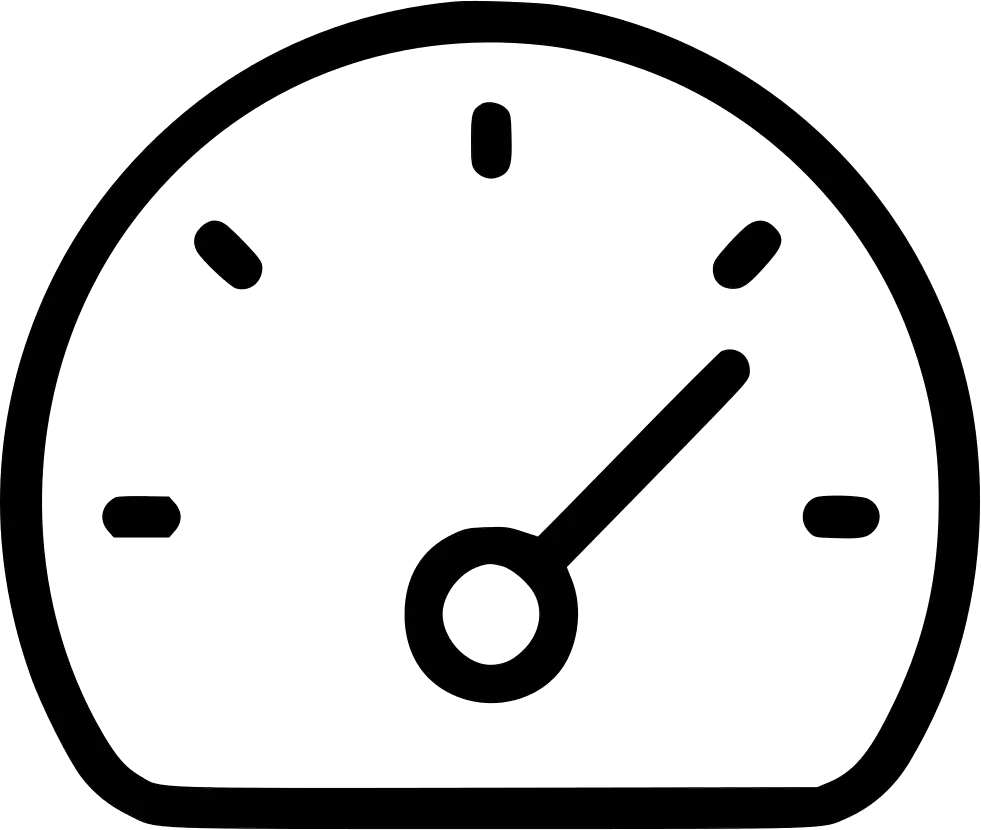 Dashboard Speed Monitoring Icon
