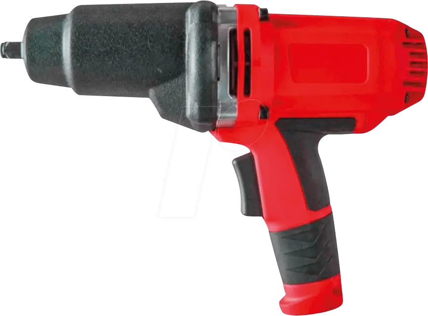 Red and Black Power Drill for Construction and DIY Projects