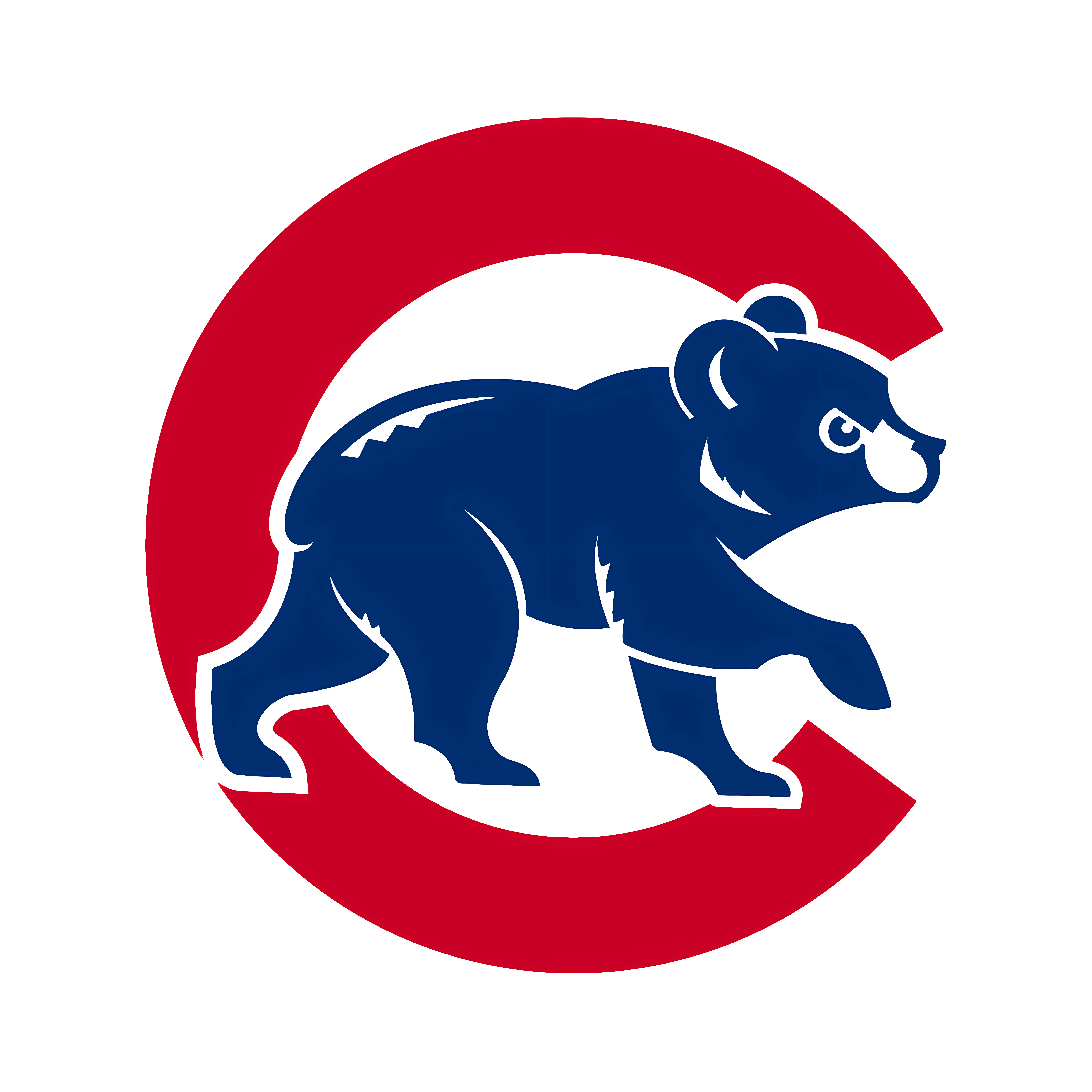 Bear with C-Shaped Logo Icon
