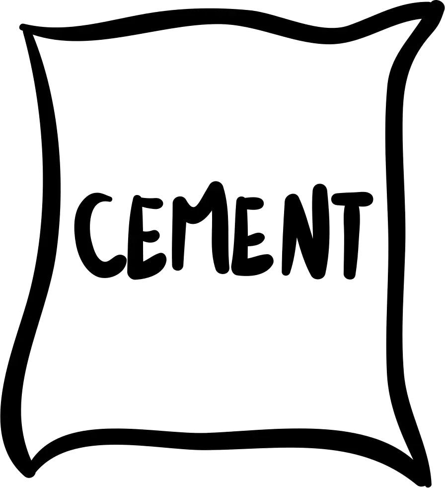 Cement Bag Illustration