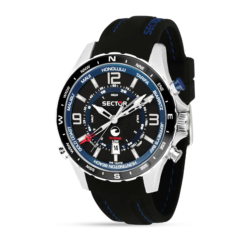 Black Sports Watch with Durable Strap